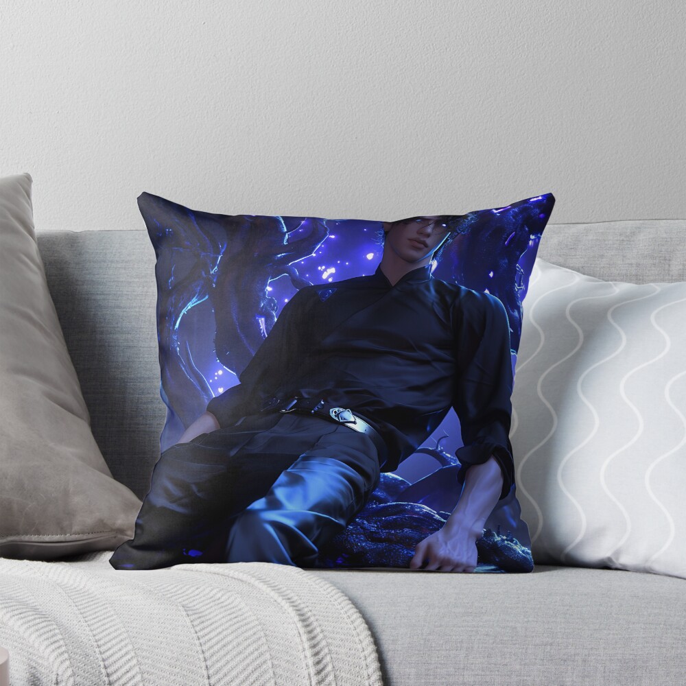 Sung Jin Woo Throw Pillow