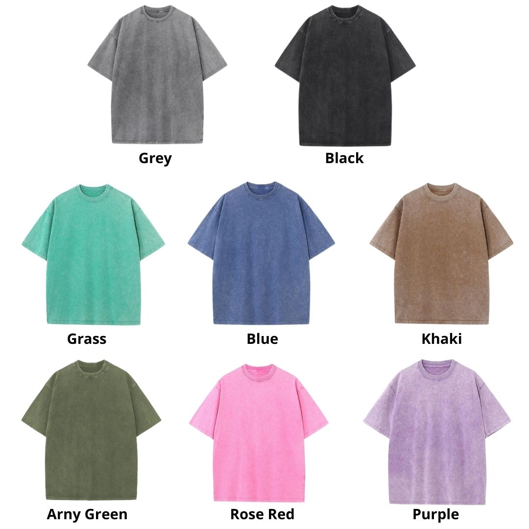 Mineral Wash T Shirt Color - Solo Leveling UK Shop
